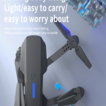 E88 Double 4K HD Camera Drone with Optical Flow, One Key Takeoff/Landing, 360° Rotation, App Control RC Quadcopter with Carry Case (Single Battery)