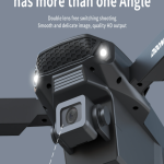 E88 Single 4K HD Camera Drone with App Control, Optical Flow Sensor, 360° Flips, One Key Takeoff, Foldable RC Drone (2 Batteries Included)