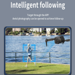 E88 Dual 4K HD Camera Drone with Optical Flow, App Control, 360° Flips, Speed Control RC Foldable Drone with Carry Case (2 Batteries)