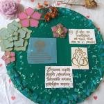 Resin handmade customized mantra frame