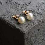Natural Pearl Gold & Silver Color Cufflinks for the Modern Gentleman