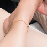 Minimal Bead Anklet