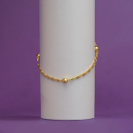 Minimal Bead Anklet