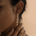 Fashion Name Drop Earrings – Personalized for You