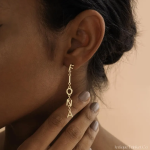 Fashion Name Drop Earrings – Personalized for You