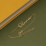 Gold Plated, Custom Name Bracelet, Birthday Gift, Friendship Bracelet, Personalised Bracelet, Gift for Mom, Valentine's Day Gift