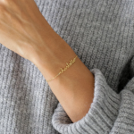 Name bracelet, gold bracelet, dainty bracelet, sterling silver, delicate bracelet, silver bracelet, initial bracelet, women bracelet, friend