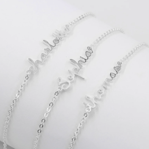 Name bracelet, gold bracelet, dainty bracelet, sterling silver, delicate bracelet, silver bracelet, initial bracelet, women bracelet, friend