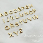 Evil Eye Initial Letter Necklace