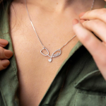 Custom Nurse Stethoscope Necklace with Personalized Name - Handcrafted Pendant for Medical Professionals - Ideal Gift for Graduation