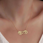 Endless Elegance - Personalized Infinity Alphabet Necklace"