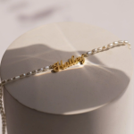 Personalized Custom Mellow Pearl Name Necklace