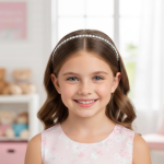 Crystal Rhinestone Hair Band Combo Pack of 3 for Women & Girls | Silver, Gold & Rose