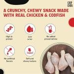 Chip Chops Sun Dried Chicken Jerky Dog Treat are an Excellent Source of Protein and Low in Fat