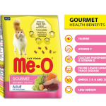 Me-O Dry Cat Food, Gourmet Flavour 500gm Adult