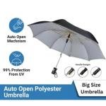 2 Fold Large Black Umbrella, Big Size