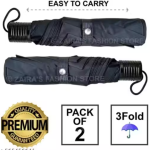 Combo Pack Of 3Fold Manual Umbrella
