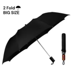 BLACK JUMBO SONI BRAND 2 FOLD UMBRELLA