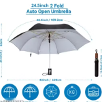 Black Jumbo Umbrella 24*8