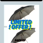 Combo Offer of Black Jumbo Umbrella