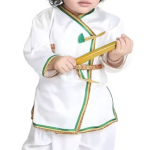 kanha dress off white 0-2 yrs