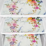 HD Premium Quality Fridge cover for Top with 1 Pec of handle and 3 pec of fridge mat - set of 5 pec