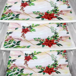 HD Premium Quality Fridge cover for Top with 1 Pec of handle and 3 pec of fridge mat - set of 5 pec