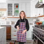 NICASA Kitchen Apron- Waterproof /Oil-Proof - Adjustable Aprons with Pockets for Women Men Washable - Pack of 1 (color As per availibility)