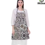 Kitchen Apron- Waterproof /Oil-Proof - Adjustable Aprons with Pockets for Women Men Washable - Pack of 1 (color As per availibility)