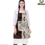 Kitchen Apron- Waterproof /Oil-Proof - Adjustable Aprons with Pockets for Women Men Washable - Pack of 2 (color As per availibility)