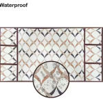 Krishna E premium quality water proof Fabric Fridge Cover with 1 pec Oven Cover,Water proof Fabric, Set of 2 pec