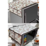 Krishna E premium quality water proof Fabric Fridge Cover with 1 pec Oven Cover,Water proof Fabric, Set of 2 pec