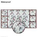 Krishna E premium quality water proof Fabric Fridge Cover with 1 pec Oven Cover,Water proof Fabric, Set of 2 pec