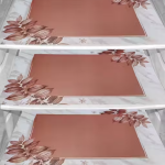 HD Premium Quality Fridge cover for Top with 1 Pec of handle and 3 pec of Fridge Mats - Set of 5 piece