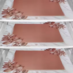 HD Premium Quality Fridge cover for Top with 1 Pec of handle and 3 pec of Fridge Mats - Set of 5 piece