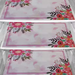 Premium Quality combo of fridge top, 1 handle cover and 3 mats-set of 5 pieces