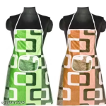 NICASA Kitchen Apron- Waterproof /Oil-Proof - Adjustable Aprons with Pockets for Women Men Washable - Pack of 2 (color As per availibility)