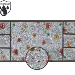 NICASA HD Preimum Quality Fridge Top Cover with 1 pec of Handlle and 3 pec of Fridge Mat - Set of 5