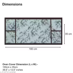 Krishna E premium quality water proof Fabric 1 pec of Microwave Oven Cover - Set of 1 Pec