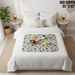 NICASA water proof Fridge cover with Bed Server - pack of 2 pec