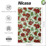 ROVENCE PVC 6 seater Centre Table Cover - SIZE (54 x 78 ) INCHES