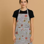 KRISHNA E Kitchen Waterproof Apron with Multipurpose Front Pocket, Cooking Kitchen Aprons for Women Men Chef – Pack of 1