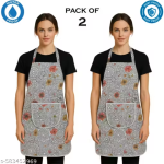 krishna E kitchen waterproof Apron, chef Apron, coloring Apron, for Men and Women - Pack of 2 Aprons