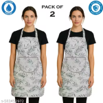 krishna E kitchen waterproof Apron, chef Apron, coloring Apron, for Men and Women - Pack of 2 Aprons