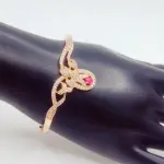 Rose Gold Plated Cubic Zircon Bracelet