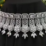 Sonamone Cubic Zircon Choker Necklace