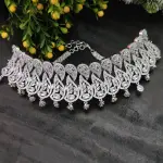 Sonamone Cubic Zircon Choker Necklace