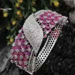 Sonamone Cubic Zircon Studded Kada Bracelet