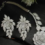 American Diamond Necklace Set
