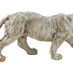 Polyresin Tiger Statue for Home Décor, Tiger Table Accent Showpiece - Silver